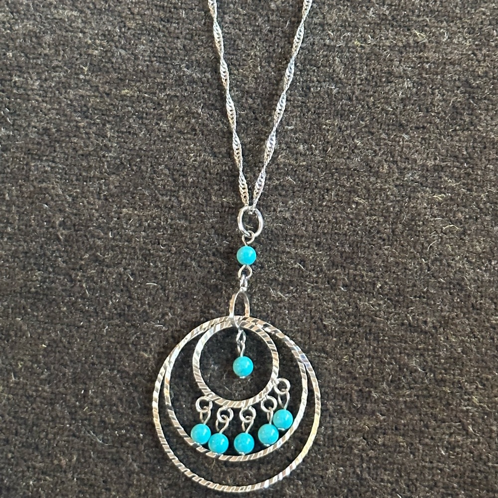925 Silver & Turquoise Necklace
